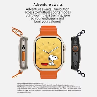 Foto 5 | Foto 5 | Smartwatch X90 Ultra 2 By Ns Tech Naranja