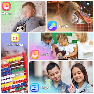 Foto 6 | Foto 6 | Reloj Inteligente Phyulls con 24 Juegos Despertador y Cámara para Niños - Venta Internacional