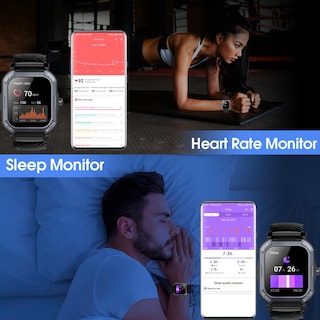 Foto 6 | Foto 6 | Monitor de Actividad Física Smartwatch Xinwld H30 de 1,85 Pulgadas Frecuencia Cardíaca Ip68 - Venta Internacional