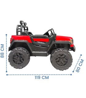Foto 5 | Foto 5 | Montable Eléctrico Genérico 2210005-4R color Rojo Control Remoto MP3 USB Bluetooth 12v