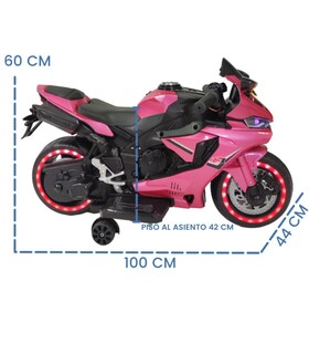 Foto 5 | Foto 5 | Motocicleta Montable Eléctrica Tres Ruedas Luz Led 12v