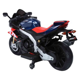 Foto 4 | Foto 4 | Moto Montable Eléctrica 12v 2 Llantas Apoyo Azul Niño Luz