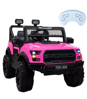 Foto 1 | Foto 1 | Montable Eléctrico Rosa Control Remoto Luz Led Raptor 12v para Niños