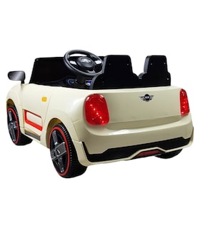 Foto 6 | Foto 6 | Montable Electrico Para Niños Cooper Con Control Remoto Luz Led 12v - Beige