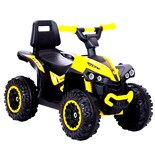 Montable Eléctrico Mini Cuatrimoto Amarillo