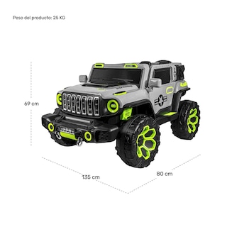 Foto 6 | Foto 6 | Carro Montable Electrico Control Remoto 4x4 Musica Bluetooth