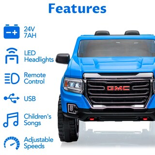 Foto 7 | Foto 7 | Montable Eléctrico GMC Canyon Azul