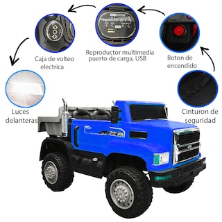 Foto 5 | Foto 5 | Montable Eléctrico Lee Monde Truck Azul 12v