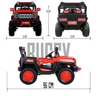 Foto 5 | Foto 5 | Montable Eléctrico Buggy Super Car Rojo