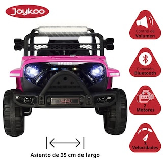 Foto 3 | Foto 3 | Camioneta Montable Electrica 93 Cm Para Niños Control Remoto 12v - Rosa