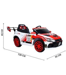 Foto 4 | Foto 4 | Montable Eléctrico para Niños Rally Con Control Remoto Sonido Bluetooth Luz Led 12V - Rojo