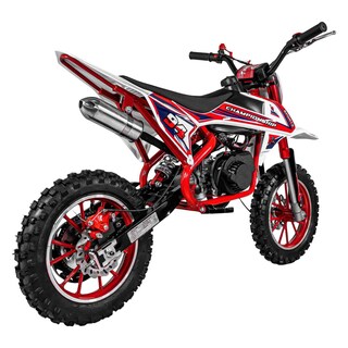 Foto 3 | Foto 3 | Moto Cross Pocket Montable Niños Motor Gasolina 45km/h Roja Little Monkey