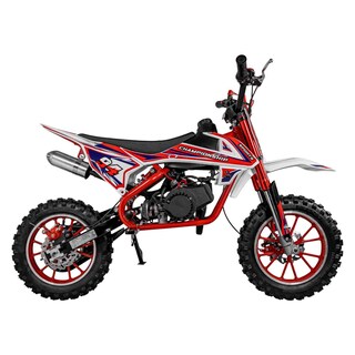 Foto 4 | Foto 4 | Moto Cross Pocket Montable Niños Motor Gasolina 45km/h Roja Little Monkey