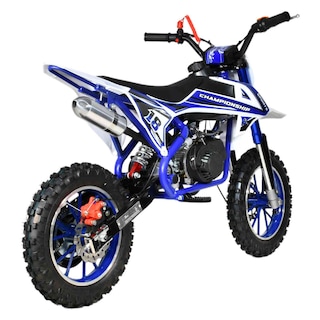 Foto 4 | Foto 4 | Moto Cross Pocket Montable Niños Motor Gasolina 45km/h Azul Little Monkey