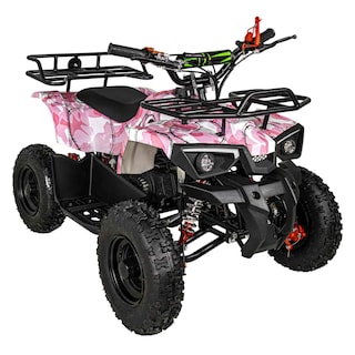 Foto 1 | Foto 1 | Cuatrimoto Montable Motor A Gasolina 49cc Niños 45km/h Rosa Little Monkey