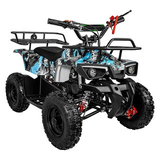 Foto 1 | Foto 1 | Cuatrimoto Montable Motor A Gasolina 49cc Niños 45km/h Azul Little Monkey