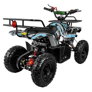 Foto 7 | Foto 7 | Cuatrimoto Montable Motor A Gasolina 49cc Niños 45km/h Azul Little Monkey