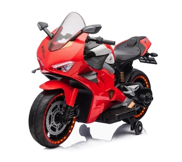 Foto 1 | Foto 1 | Moto Eléctrica Aeiou con Rueditas Rojo para Niños