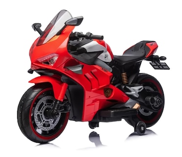 Foto 2 | Foto 2 | Moto Eléctrica Aeiou con Rueditas Rojo para Niños