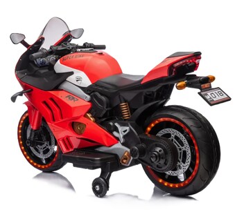 Foto 4 | Foto 4 | Moto Eléctrica Aeiou con Rueditas Rojo para Niños