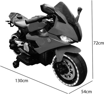 Foto 3 | Foto 3 | Moto Eléctrica Aeiou Bdx019 Diseño Realista Blanco para Niños