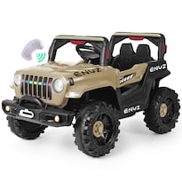 Camioneta Jeep Montable León Para Niña Niño Eléctrico Carro Todo Terreno Con Control Remoto Bcx-6 Enyz Luces Frontales