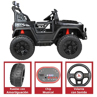 Foto 5 | Foto 5 | Montable Eléctrico Camioneta 4x4 Para Niños Luz Sonido Bluetooth Control Remoto 12v