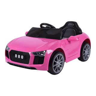 Foto 1 | Foto 1 | Montable Eléctrico Carro Aeiou B007 Con Faros Delanteros Rosa