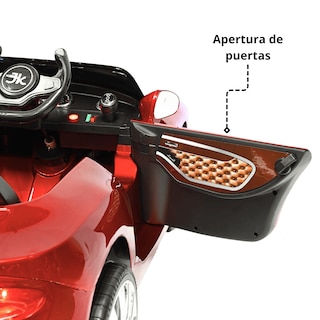 Foto 7 | Foto 7 | Montable Electrico Clásico Para Niños Bluetooth Usb Y Auxiliar Luces Sonido 12v - Rojo