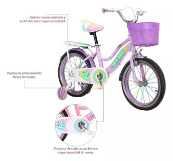 Foto 2 | Foto 2 | Bicicleta Entrenadora de Niños Aeiou Qk-08 R 12\