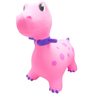 Foto 1 | Foto 1 | Montable Inflable Ecobaby Original Dinosaurio Rosa