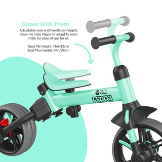 Foto 2 | Foto 2 | Triciclo Yvolution Velo Flippa 3 En 1 Para Niños De 2 A 5 Años, Color Verde - Venta Internacional.