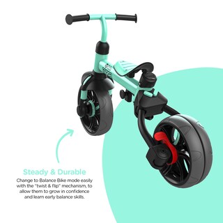 Foto 4 | Foto 4 | Triciclo Yvolution Velo Flippa 3 En 1 Para Niños De 2 A 5 Años, Color Verde - Venta Internacional.