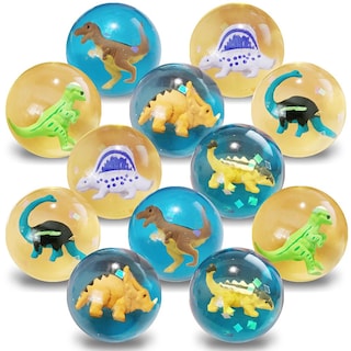 Foto 1 | Foto 1 | Bounce Balls Artcreativity Con Forma De Dinosaurio De 5 Cm De Altura Con Interior 3d Para Niños - Venta Internacional.