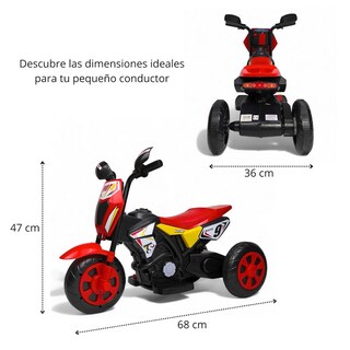 Foto 6 | Foto 6 | Motocicleta Eléctrica Montable Infantil C/ 3 Ruedas