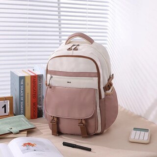 Foto 2 | Foto 2 | Mochila Escolar Viaje Para Laptop Set De 3 Piezas Marron Beige