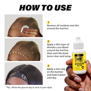Foto 4 | Foto 4 | Adhesivo Para Pelucas Ebin New York Wonder Lace Bond 34 Ml Supreme - Venta Internacional.