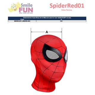Foto 6 | Foto 6 | Máscaras Para Cosplay Z-smilefun Mxrri-003 3 Piezas Rojo
