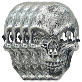 Foto 1 | Foto 1 | Calaveras Para Dia De Muertos Z-smilefun Mxkvl-004 4 Piezas Plata