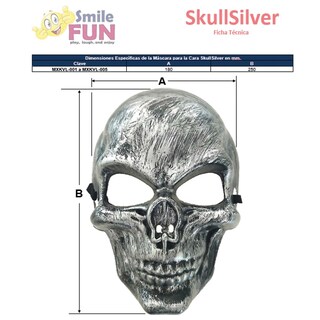 Foto 5 | Foto 5 | Calaveras Para Dia De Muertos Z-smilefun Mxkvl-004 4 Piezas Plata