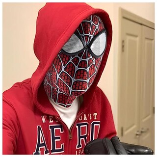 Foto 5 | Foto 5 | Mascarilla De Spiderman Z-smilefun Mxirr-001 1 Pieza Rojo