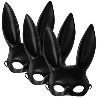 Foto 1 | Foto 1 | Antifaz De Plástico Pvc Suave Z-smilefun Mxkub-003 3 Piezas Negro