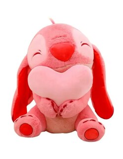 Foto 2 | Foto 2 | Peluche Stitch Guiño Abrazando A Un Corazoón Rojo + Gratis Termo Güish De Regalo