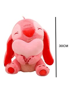 Foto 4 | Foto 4 | Peluche Stitch Guiño Abrazando A Un Corazoón Rojo + Gratis Termo Güish De Regalo