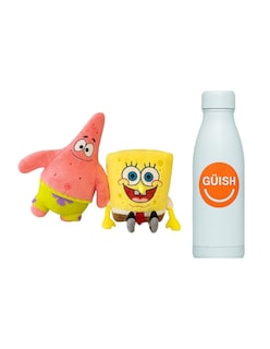 Foto 1 | Foto 1 | Peluche Bob Esponja Patricio Estrella 2pcs + Gratis Termo Güish De Regalo