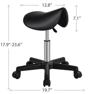 Foto 3 | Foto 3 | Silla Giratoria Yaheetech Giratoria De Piel Sintética Color Negro - Venta Internacional.