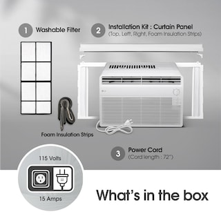 Foto 6 | Foto 6 | Aire Acondicionado De Ventana Lg De 5000 Btu Enfría 150 M² 115 V - Venta Internacional.