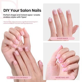 Foto 2 | Foto 2 | Puntas Para Uñas Beetles Tipex Instant Apex Extra Short Squoval - Venta Internacional.