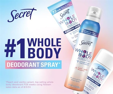 Foto 2 | Foto 2 | Crema Deodorant Secret Whole Body Dry Feel  90 Ml  Para Mujer - Venta Internacional.