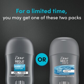 Foto 4 | Foto 4 | Desodorante Dove Men+care Clean Comfort 72 H 18 Ml Paquete De 36 - Venta Internacional.
